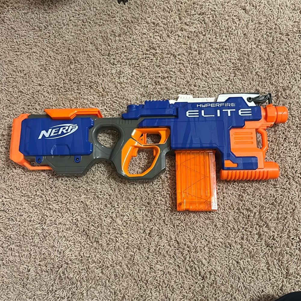 Nerf Hyperfire Elite Gun